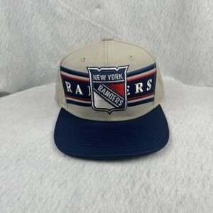 Vintage New York Rangers SnapBack Hat Cap Adjustable Ccm‎ Nhl Hockey